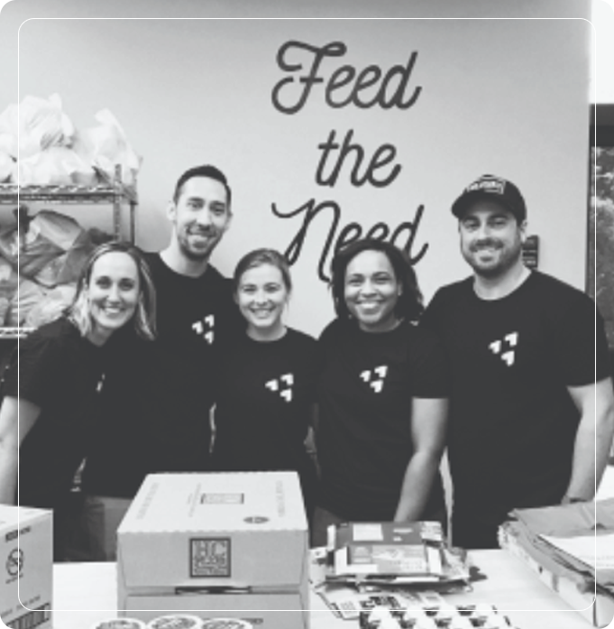 Luminate Foundation team serving