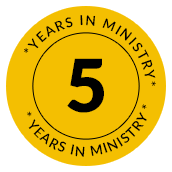 8 years in ministry